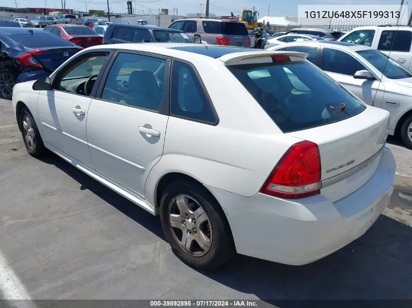 2005 Chevrolet Malibu Maxx Lt VIN: 1G1ZU648X5F199313 Lot: 39892895