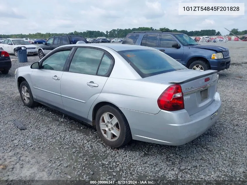 2005 Chevrolet Malibu Ls VIN: 1G1ZT54845F201828 Lot: 39996341