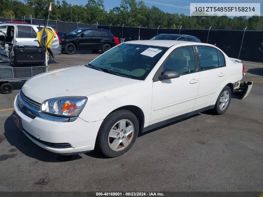 2005 Chevrolet Malibu Ls VIN: 1G1ZT54855F158214 Lot: 40169001