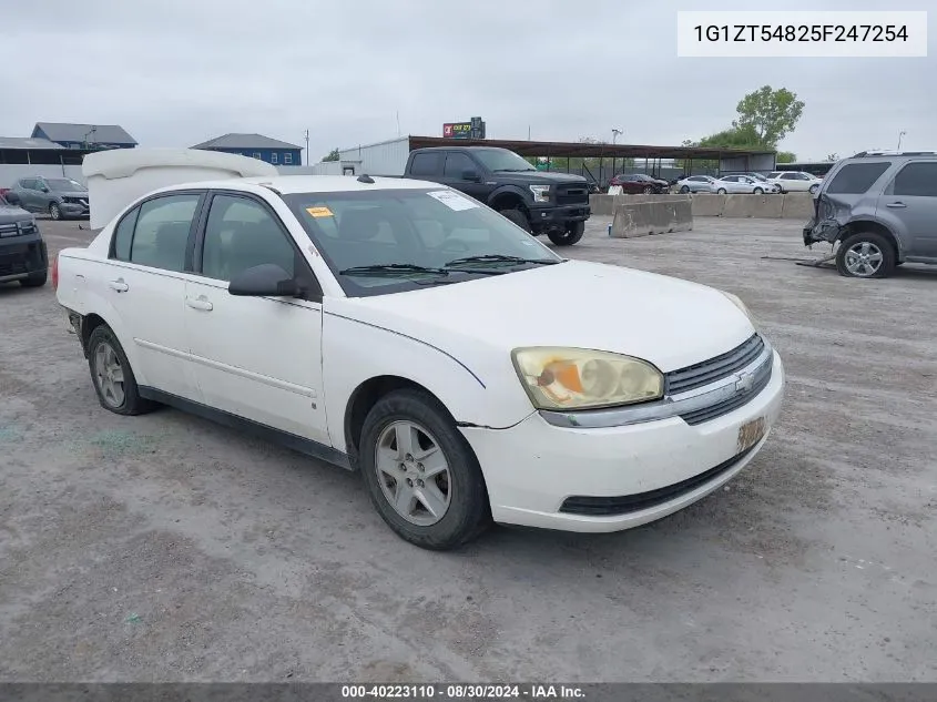 2005 Chevrolet Malibu Ls VIN: 1G1ZT54825F247254 Lot: 40223110