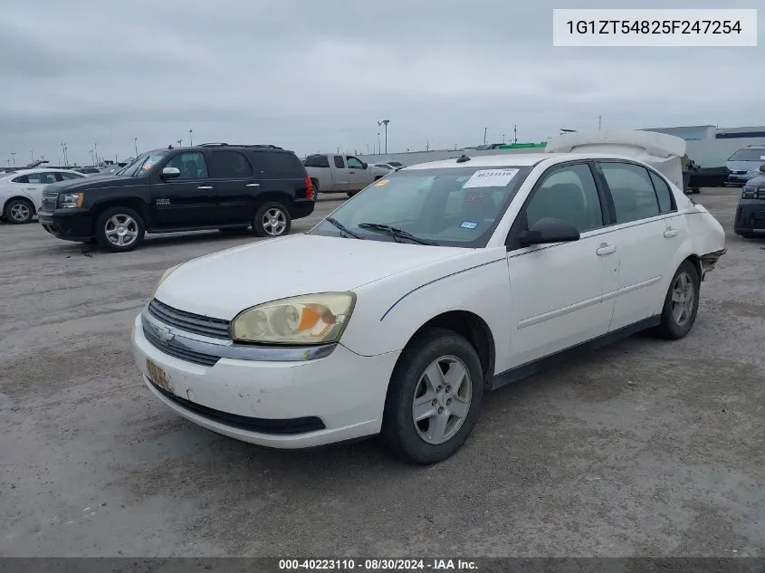 2005 Chevrolet Malibu Ls VIN: 1G1ZT54825F247254 Lot: 40223110