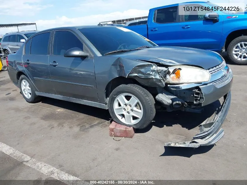 2005 Chevrolet Malibu Ls VIN: 1G1ZT54845F244226 Lot: 40242155