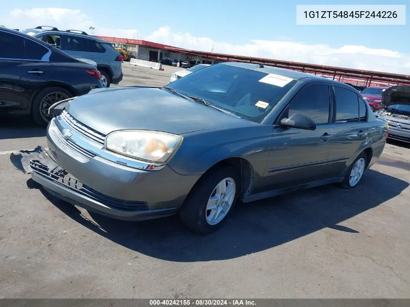 2005 Chevrolet Malibu Ls VIN: 1G1ZT54845F244226 Lot: 40242155