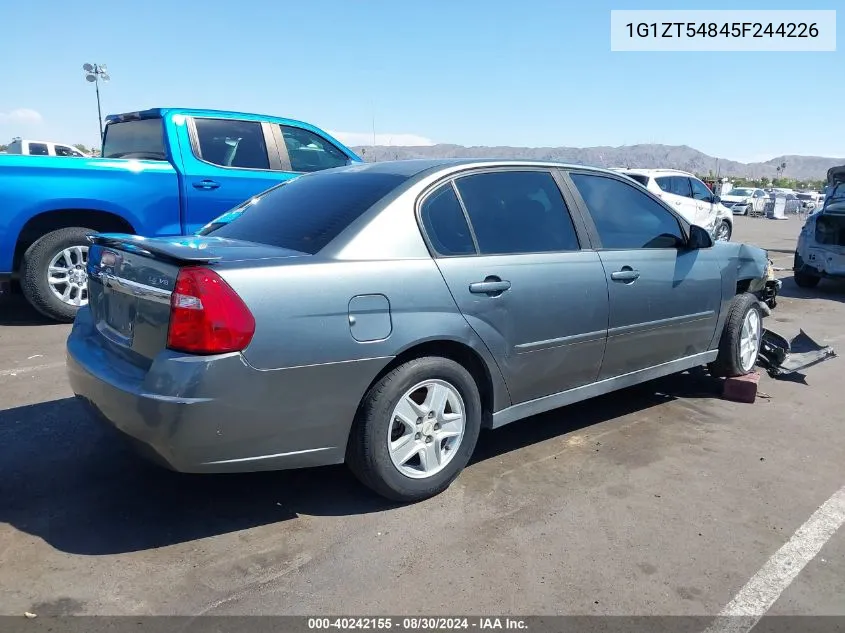 2005 Chevrolet Malibu Ls VIN: 1G1ZT54845F244226 Lot: 40242155