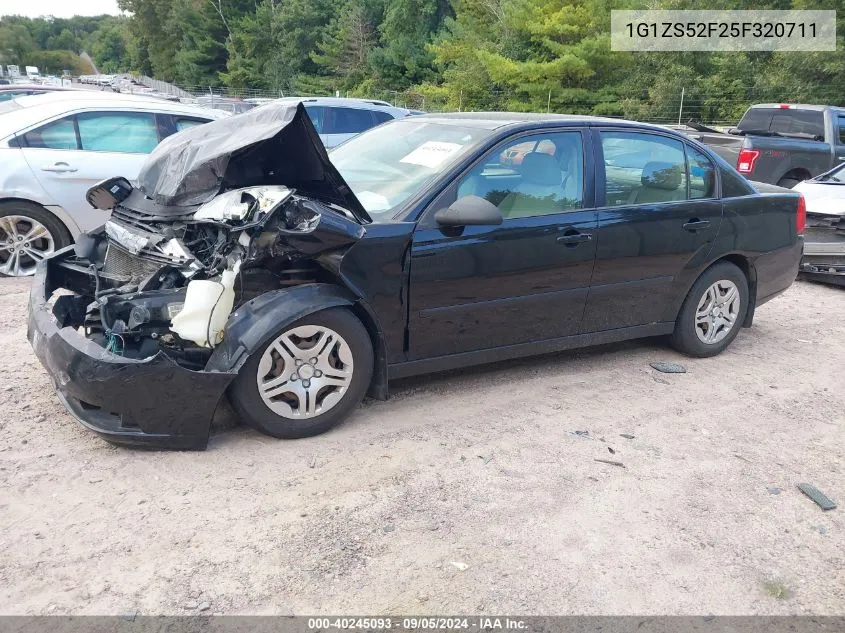 2005 Chevrolet Malibu VIN: 1G1ZS52F25F320711 Lot: 40245093