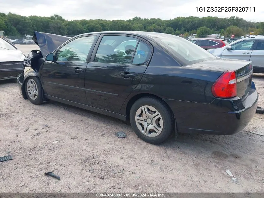 2005 Chevrolet Malibu VIN: 1G1ZS52F25F320711 Lot: 40245093