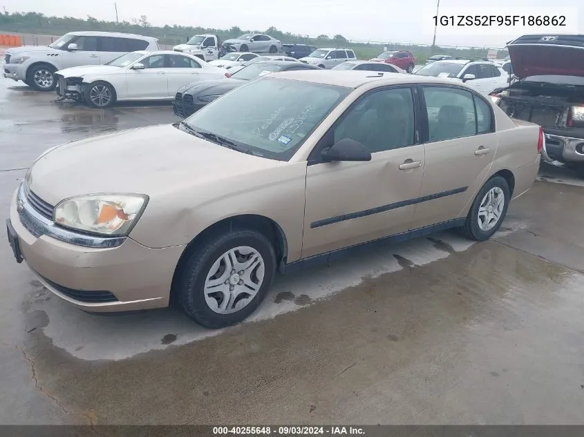 2005 Chevrolet Malibu VIN: 1G1ZS52F95F186862 Lot: 40255648