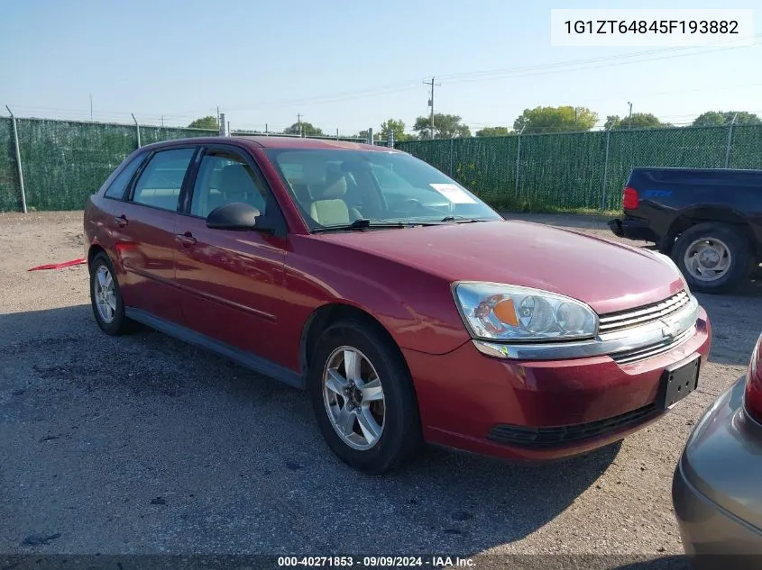 2005 Chevrolet Malibu Maxx Ls VIN: 1G1ZT64845F193882 Lot: 40271853