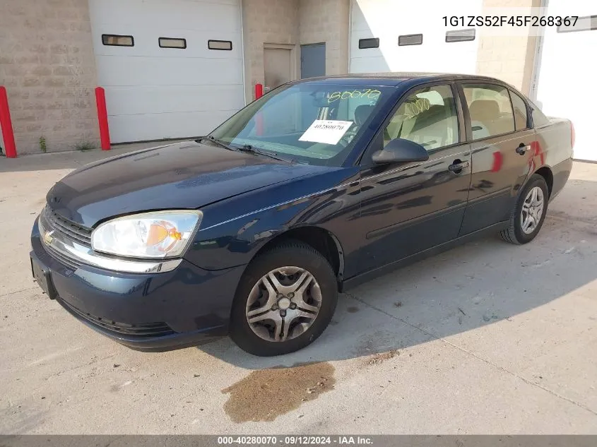 2005 Chevrolet Malibu VIN: 1G1ZS52F45F268367 Lot: 40280070