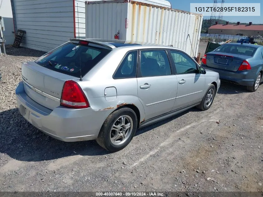 2005 Chevrolet Malibu Maxx Ls VIN: 1G1ZT62895F182315 Lot: 40307640