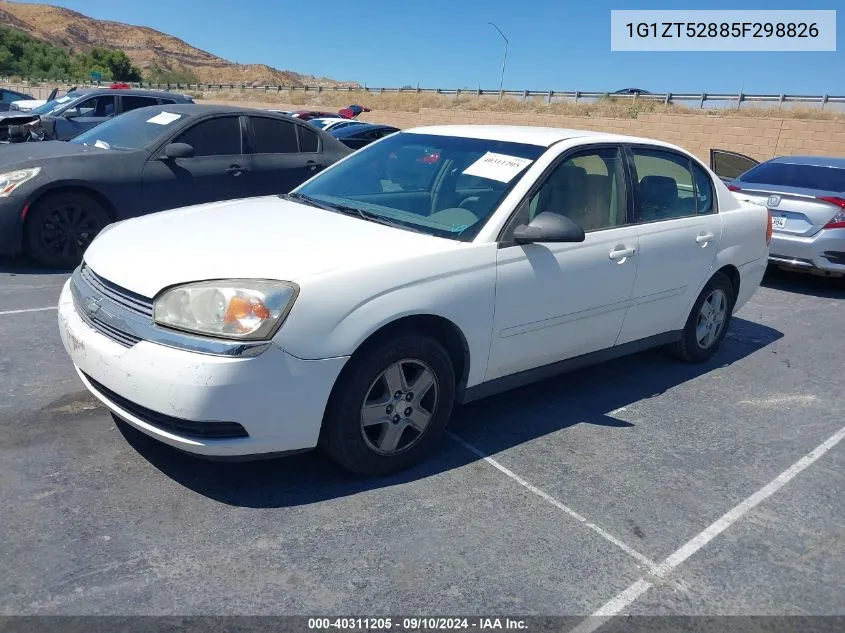 2005 Chevrolet Malibu Ls VIN: 1G1ZT52885F298826 Lot: 40311205