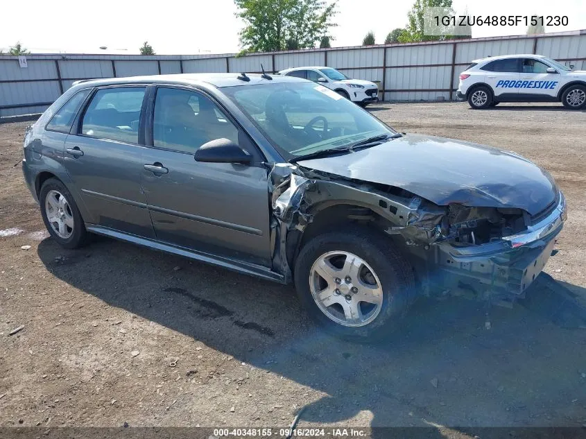 2005 Chevrolet Malibu Maxx Lt VIN: 1G1ZU64885F151230 Lot: 40348155