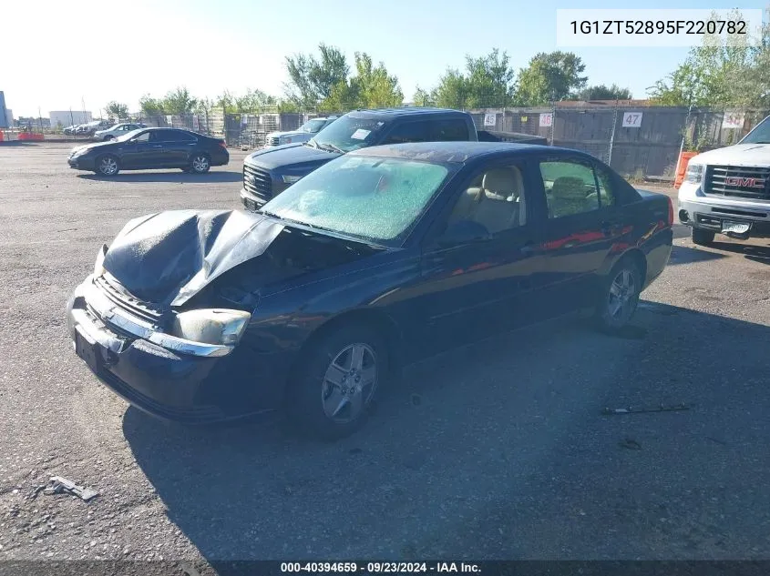 2005 Chevrolet Malibu Ls VIN: 1G1ZT52895F220782 Lot: 40394659