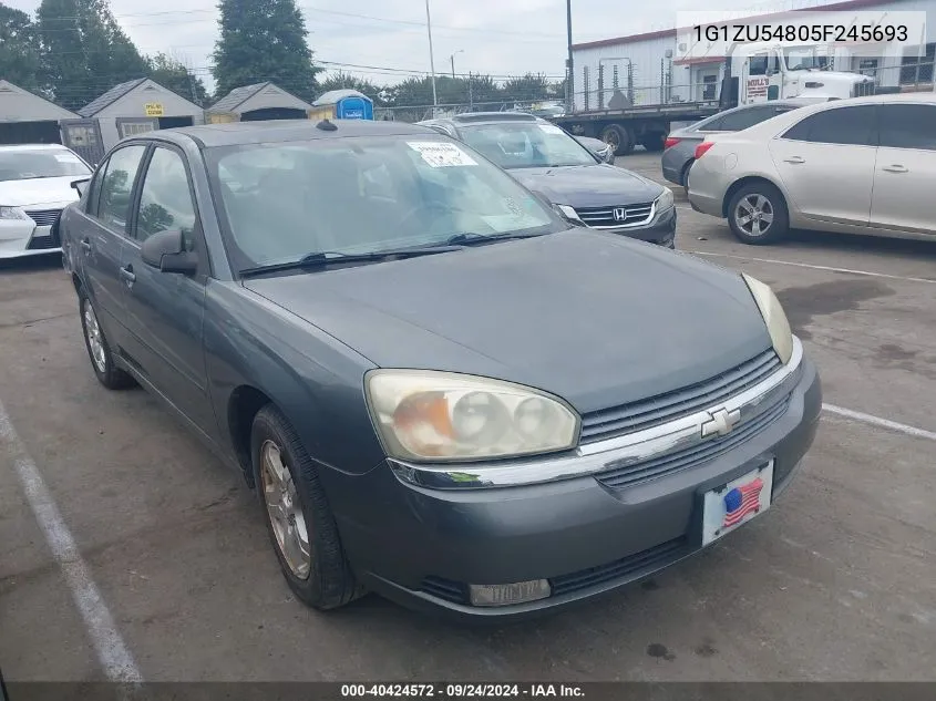 2005 Chevrolet Malibu Lt VIN: 1G1ZU54805F245693 Lot: 40424572