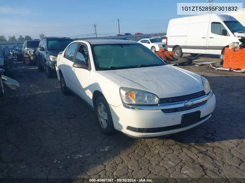 2005 Chevrolet Malibu Ls VIN: 1G1ZT52895F301832 Lot: 40467387