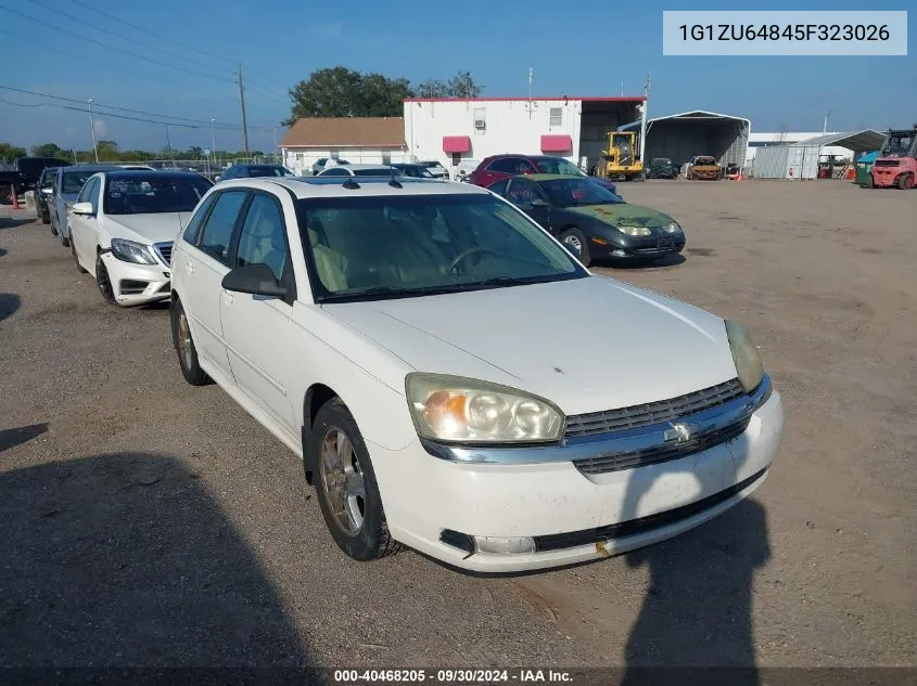 2005 Chevrolet Malibu Maxx Lt VIN: 1G1ZU64845F323026 Lot: 40468205