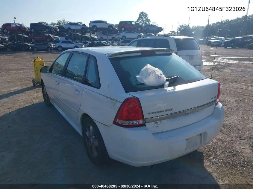 2005 Chevrolet Malibu Maxx Lt VIN: 1G1ZU64845F323026 Lot: 40468205