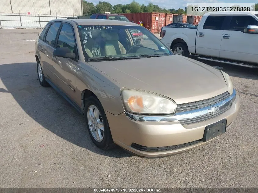 2005 Chevrolet Malibu Maxx Ls VIN: 1G1ZT62835F278828 Lot: 40474579