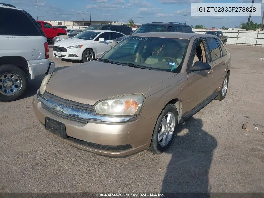 2005 Chevrolet Malibu Maxx Ls VIN: 1G1ZT62835F278828 Lot: 40474579