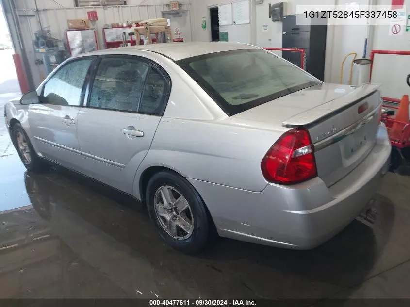 2005 Chevrolet Malibu Ls VIN: 1G1ZT52845F337458 Lot: 40477611