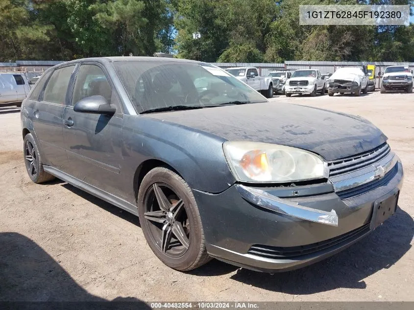 2005 Chevrolet Malibu Maxx Ls VIN: 1G1ZT62845F192380 Lot: 40482554