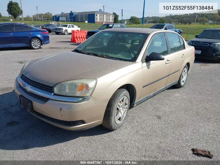 2005 Chevrolet Malibu VIN: 1G1ZS52F55F138484 Lot: 40487087