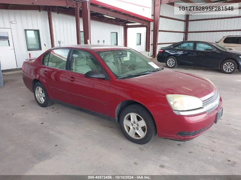 2005 Chevrolet Malibu Ls VIN: 1G1ZT52895F281548 Lot: 40572456