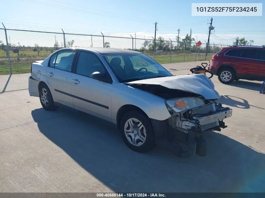 2005 Chevrolet Malibu VIN: 1G1ZS52F75F234245 Lot: 40588144