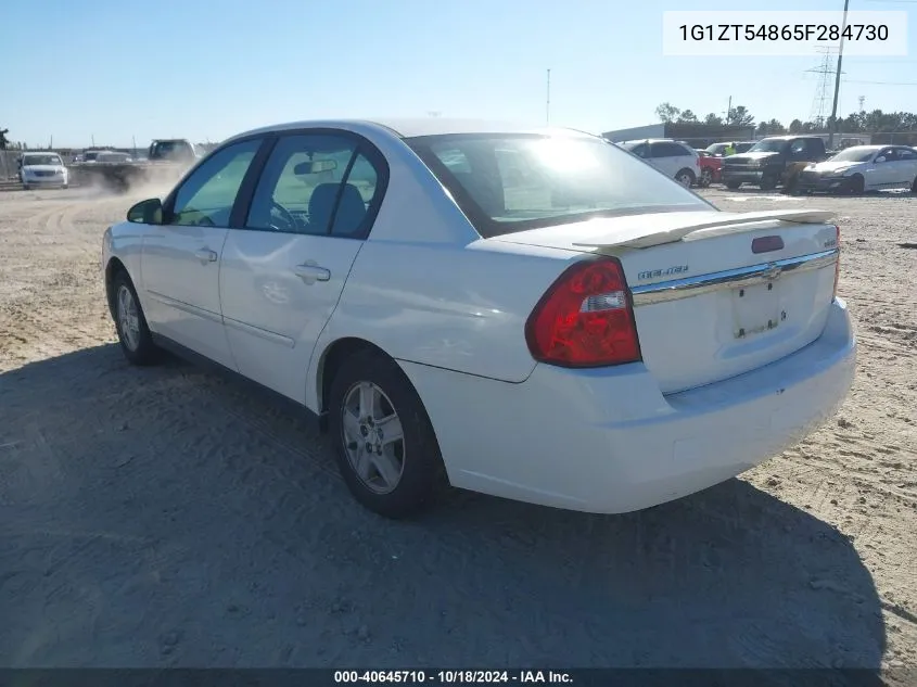 2005 Chevrolet Malibu Ls VIN: 1G1ZT54865F284730 Lot: 40645710