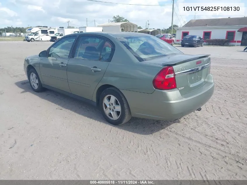 2005 Chevrolet Malibu VIN: 1G1VT54825F108130 Lot: 40805518