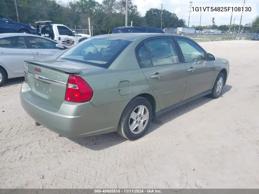 2005 Chevrolet Malibu VIN: 1G1VT54825F108130 Lot: 40805518