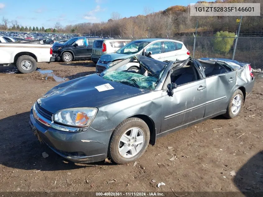 2005 Chevrolet Malibu Ls VIN: 1G1ZT52835F146601 Lot: 40820361