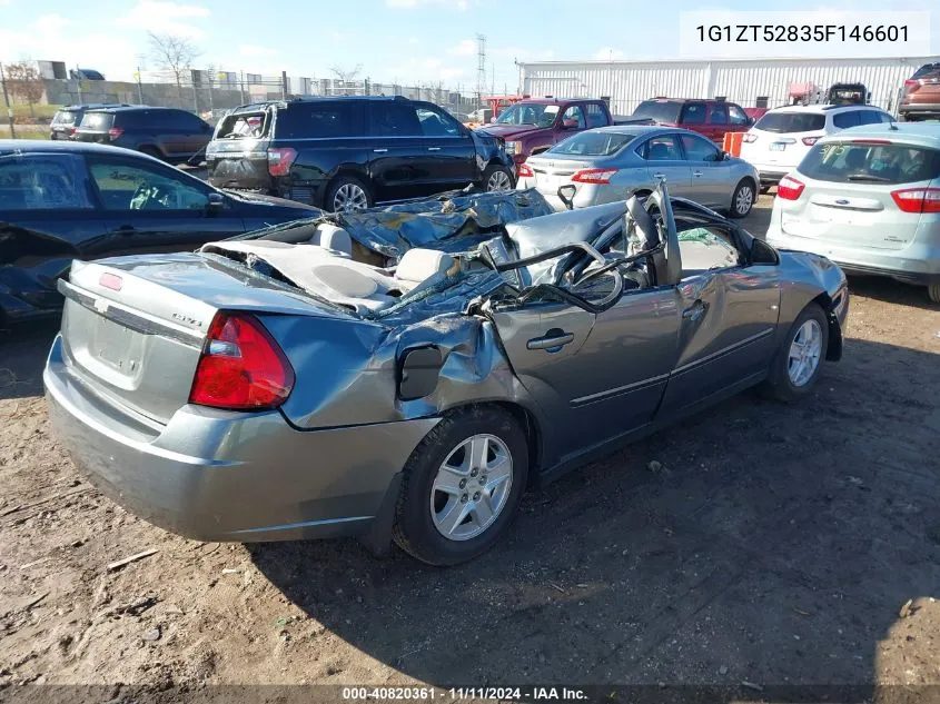 2005 Chevrolet Malibu Ls VIN: 1G1ZT52835F146601 Lot: 40820361