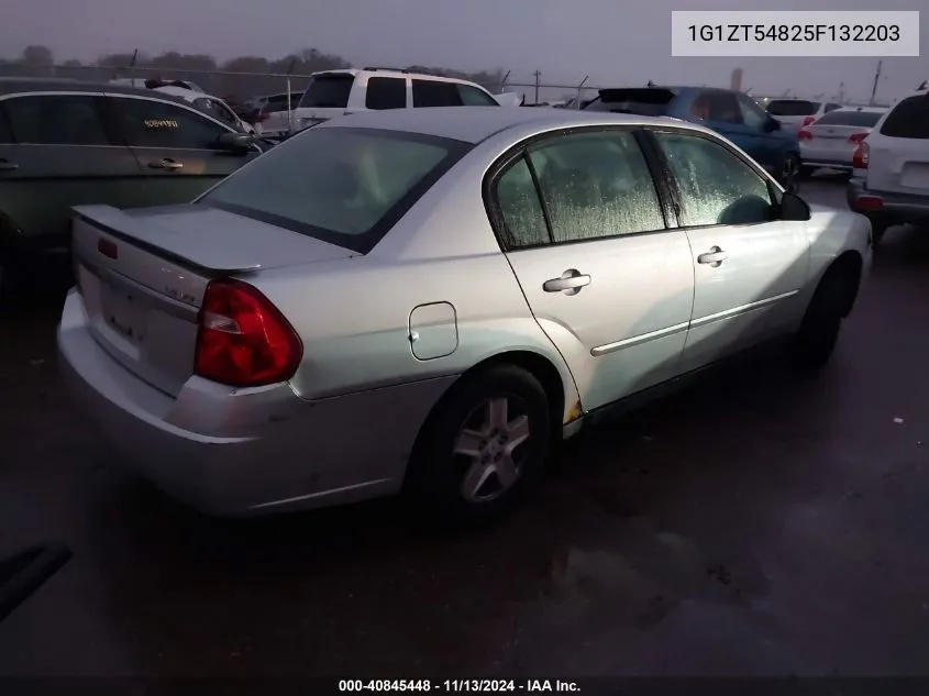 2005 Chevrolet Malibu Ls VIN: 1G1ZT54825F132203 Lot: 40845448