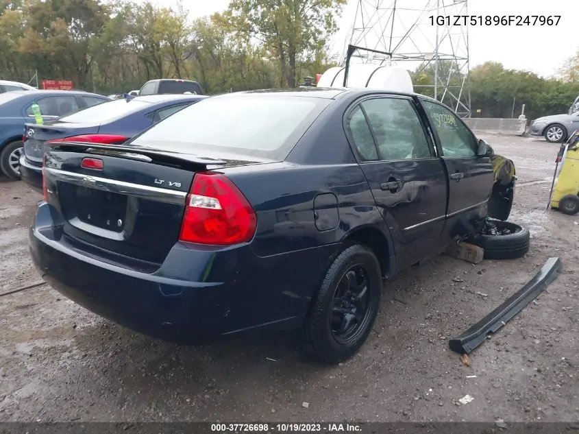 1G1ZT51896F247967 2006 Chevrolet Malibu Lt