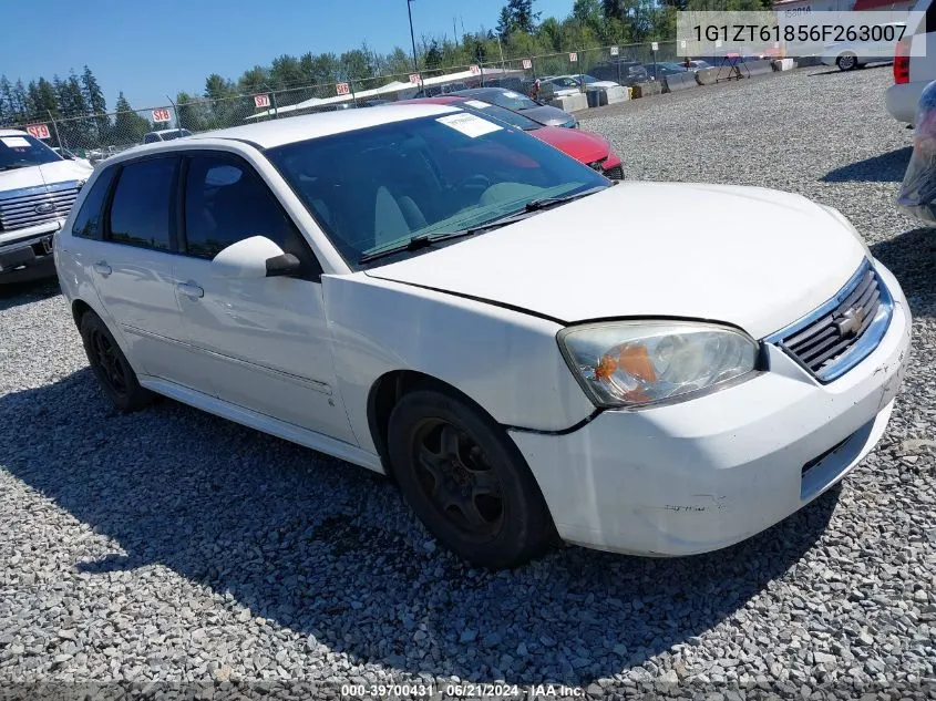 2006 Chevrolet Malibu Maxx Lt VIN: 1G1ZT61856F263007 Lot: 39700431