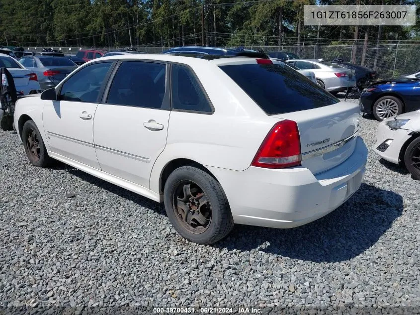 2006 Chevrolet Malibu Maxx Lt VIN: 1G1ZT61856F263007 Lot: 39700431