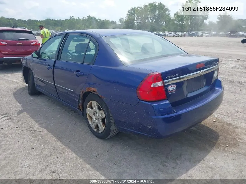 1G1ZT51866F284099 2006 Chevrolet Malibu Lt