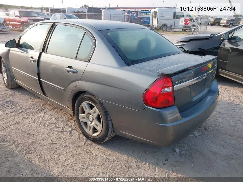 1G1ZT53806F124734 2006 Chevrolet Malibu Lt