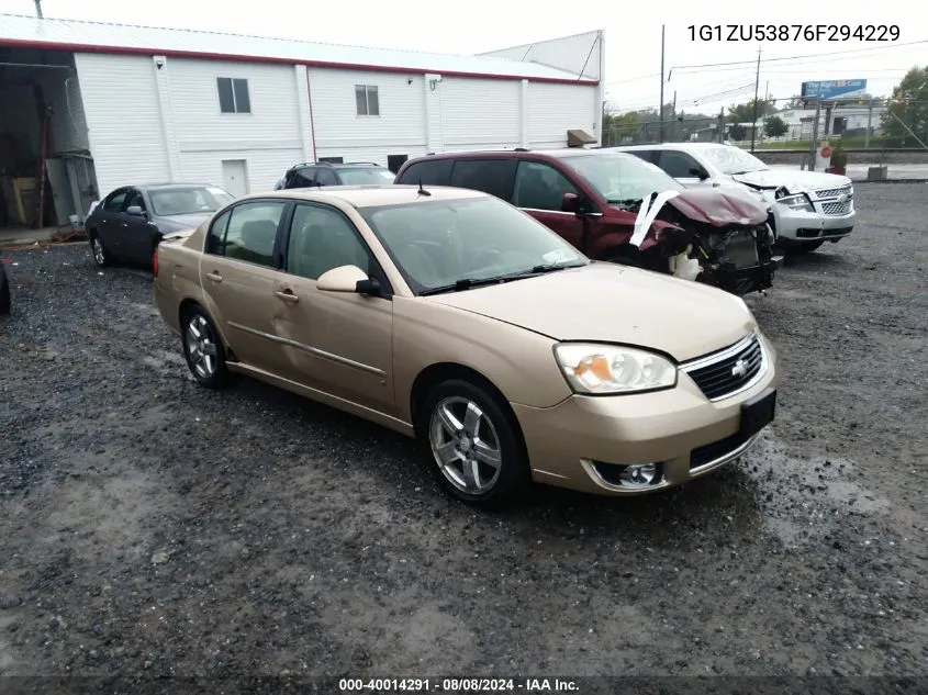 2006 Chevrolet Malibu Ltz VIN: 1G1ZU53876F294229 Lot: 40014291