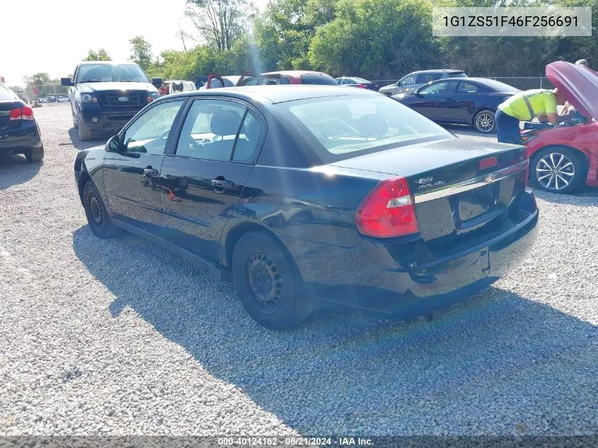 2006 Chevrolet Malibu Ls VIN: 1G1ZS51F46F256691 Lot: 40124182