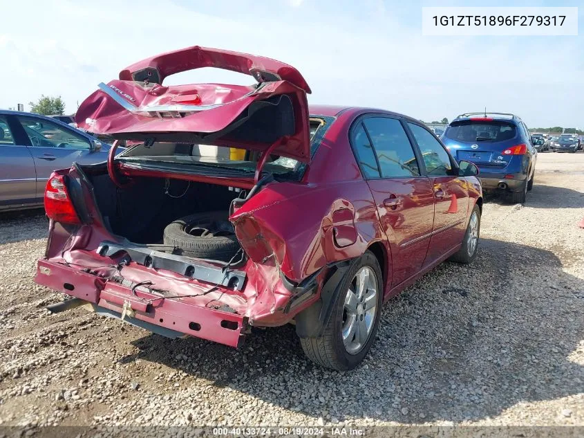 1G1ZT51896F279317 2006 Chevrolet Malibu Lt