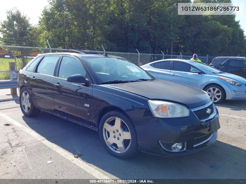 2006 Chevrolet Malibu Maxx Maxx Ss VIN: 1G1ZW63186F286773 Lot: 40135471