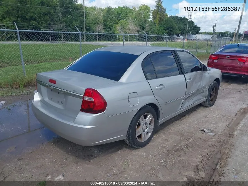 1G1ZT53F56F286387 2006 Chevrolet Malibu Lt