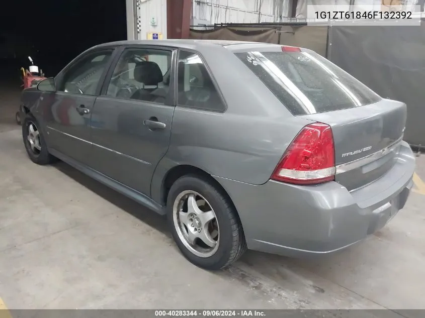 2006 Chevrolet Malibu Maxx Lt VIN: 1G1ZT61846F132392 Lot: 40283344