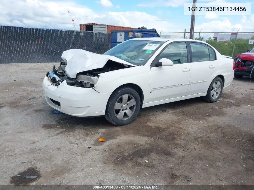 2006 Chevrolet Malibu Lt VIN: 1G1ZT53846F134456 Lot: 40313409