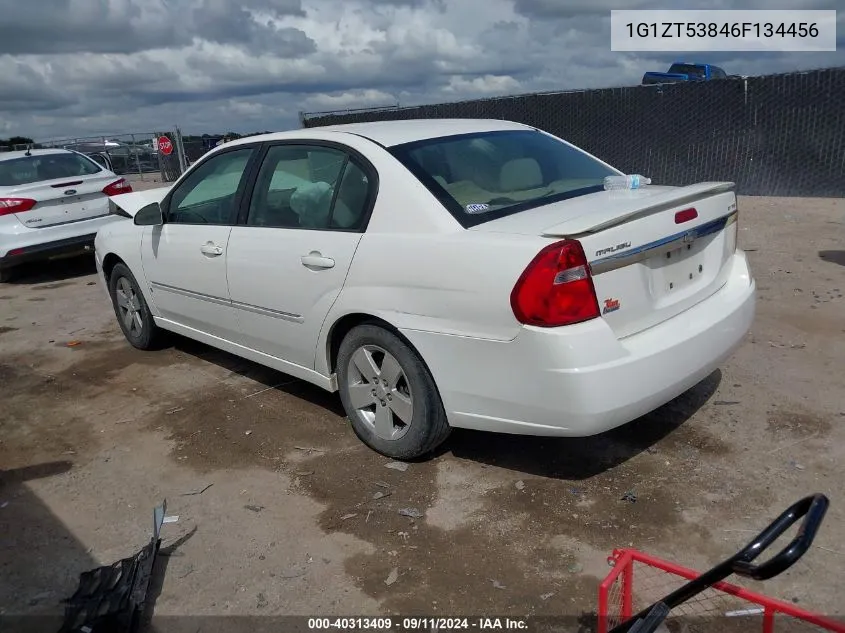 2006 Chevrolet Malibu Lt VIN: 1G1ZT53846F134456 Lot: 40313409