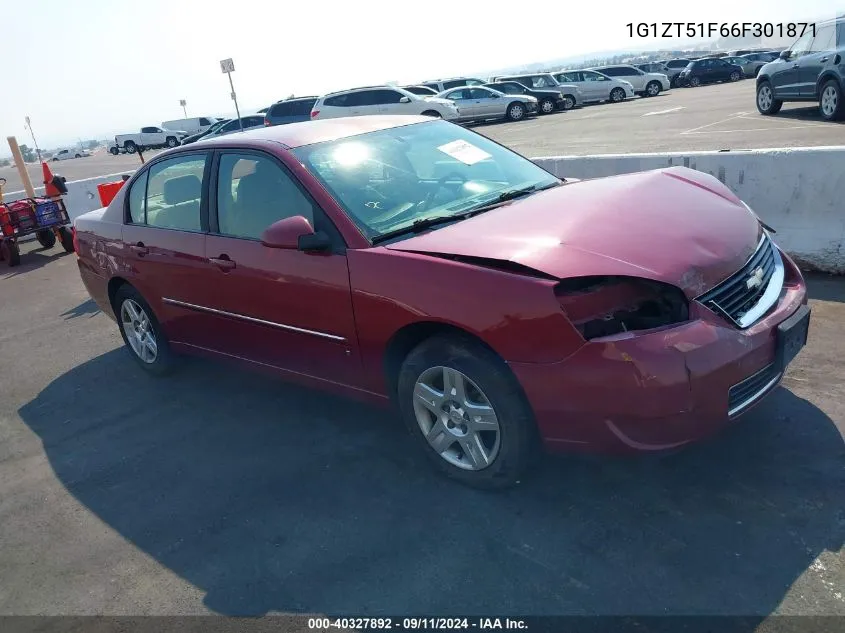 1G1ZT51F66F301871 2006 Chevrolet Malibu Lt