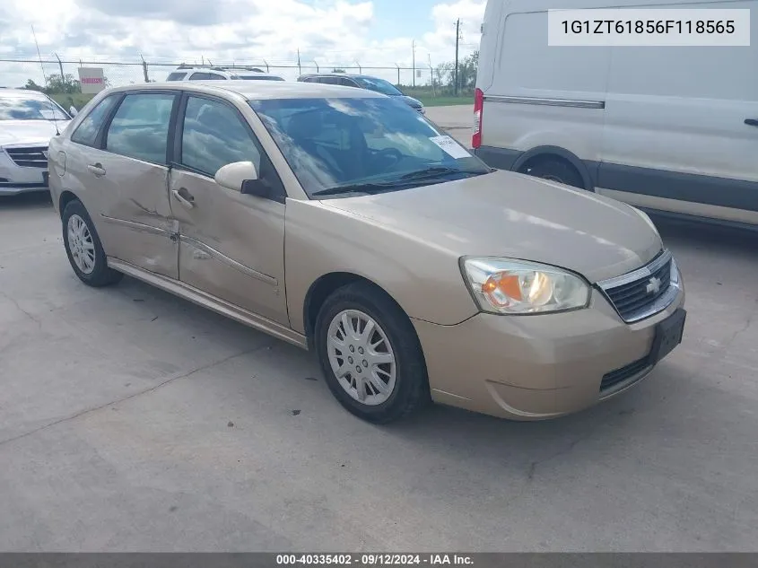 2006 Chevrolet Malibu Maxx Maxx Lt VIN: 1G1ZT61856F118565 Lot: 40335402