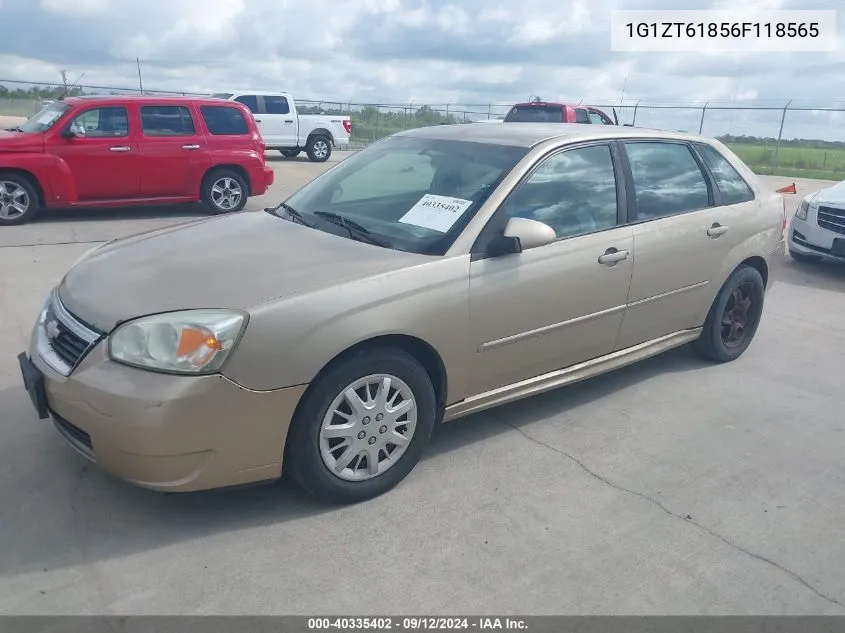 2006 Chevrolet Malibu Maxx Maxx Lt VIN: 1G1ZT61856F118565 Lot: 40335402